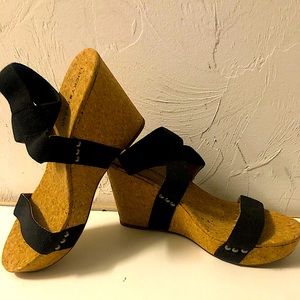Lucky Brand Black Wedges - Size 9.5